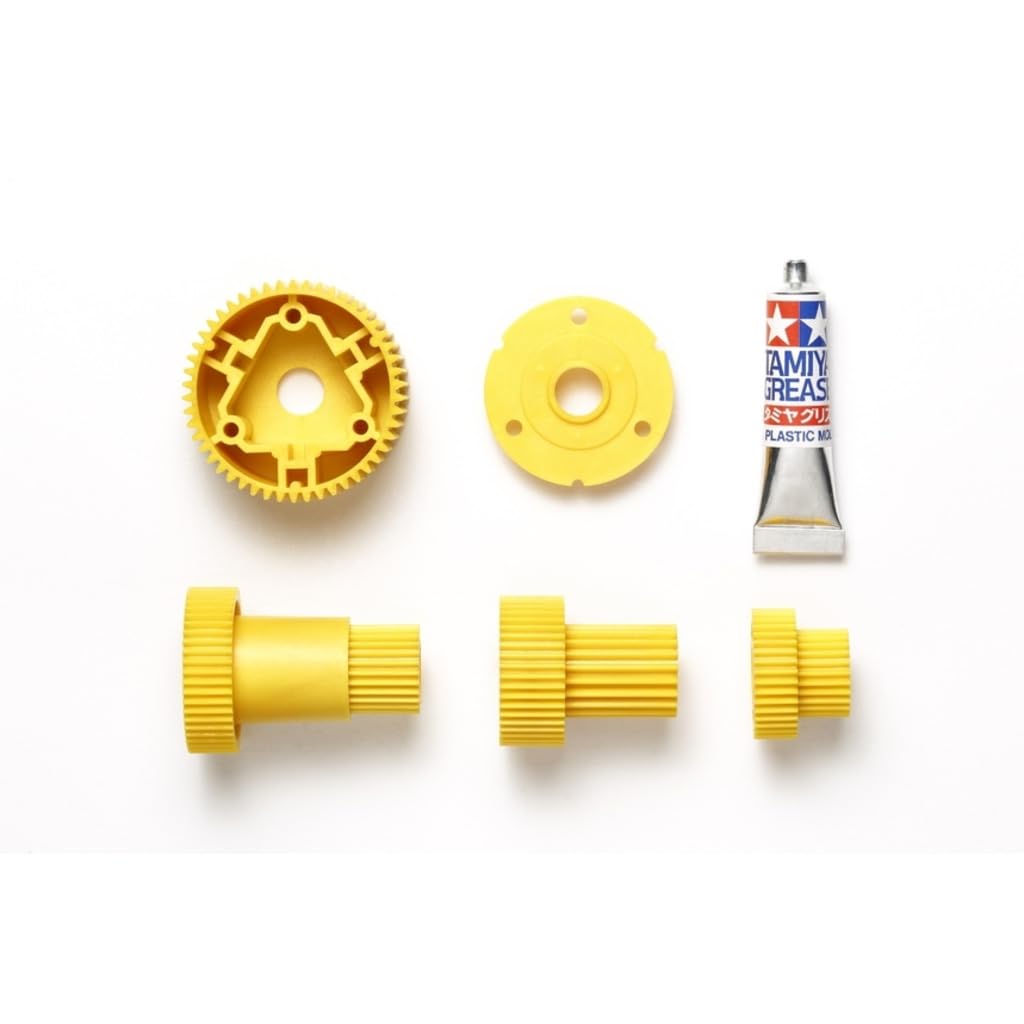TAMIYA GF-01/G6-01 Gear Set Yellow RC Parts