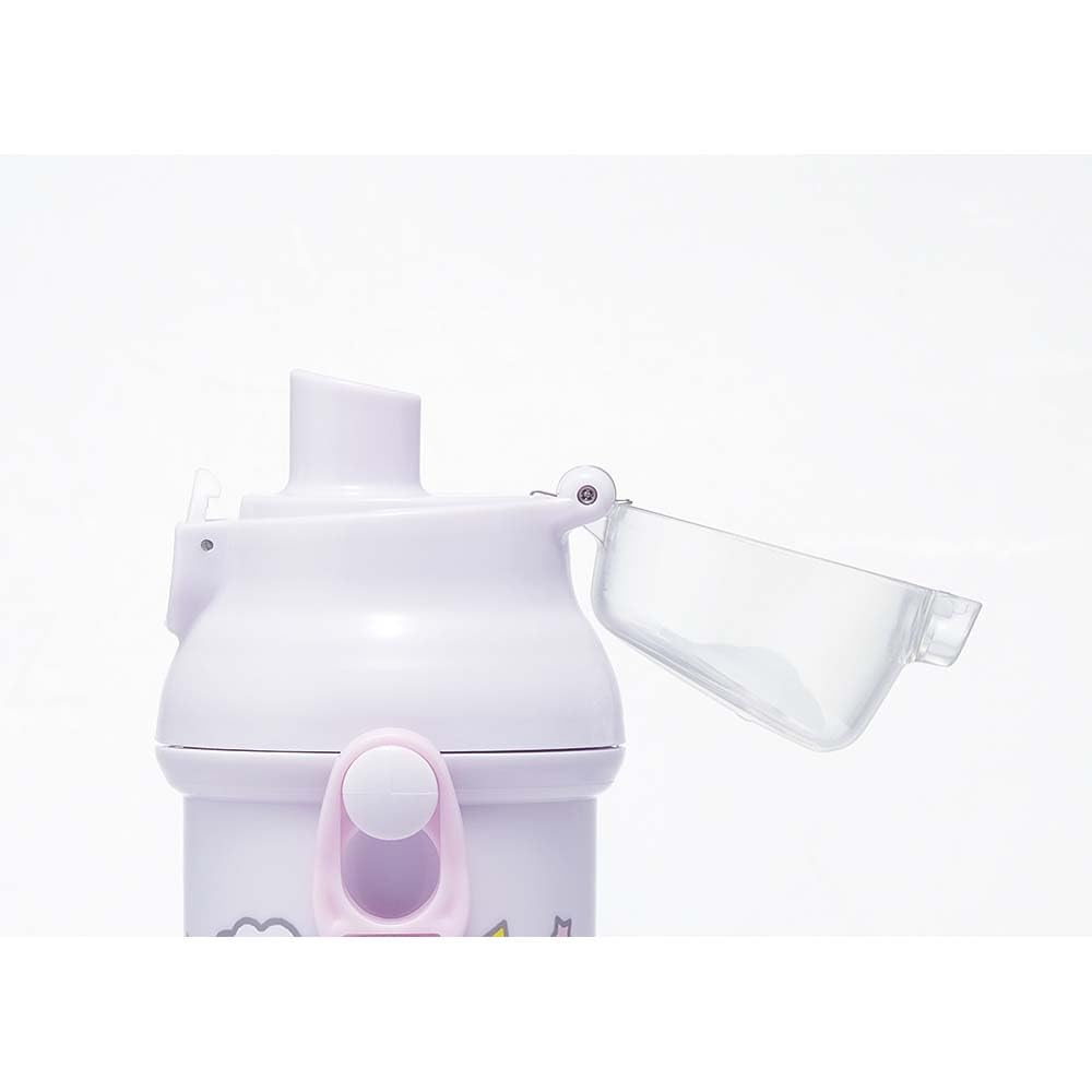 Skater Kids Water Bottle 480ml Easy Sip Plastic Made in Japan
