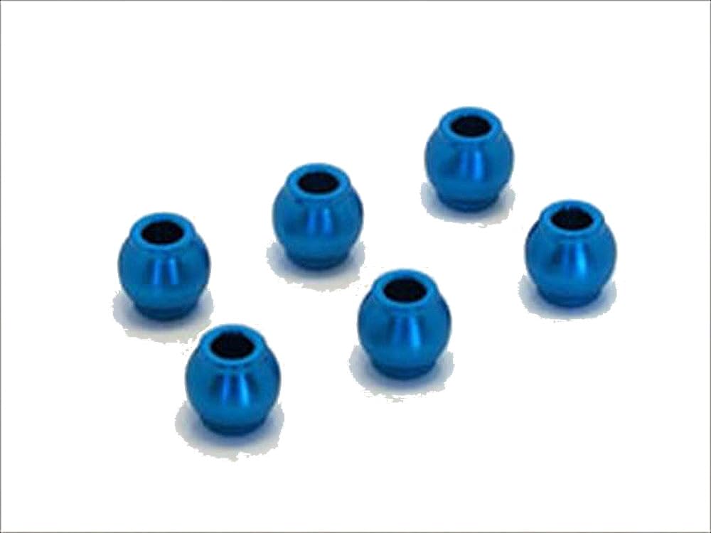 Square Steering Ball Set for Tamiya TT-02 Blue 6pcs