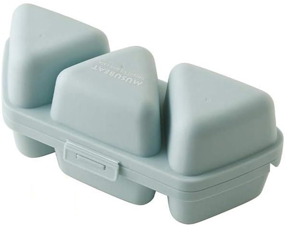Arnest Onigiri Case for 6 Rice Balls Easy Bento Kit Blue