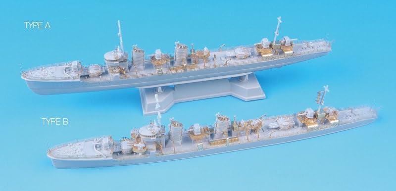 Tetra Model Works 1/700 Scale Detail Parts Set for Mutsuki Class Destroyers
