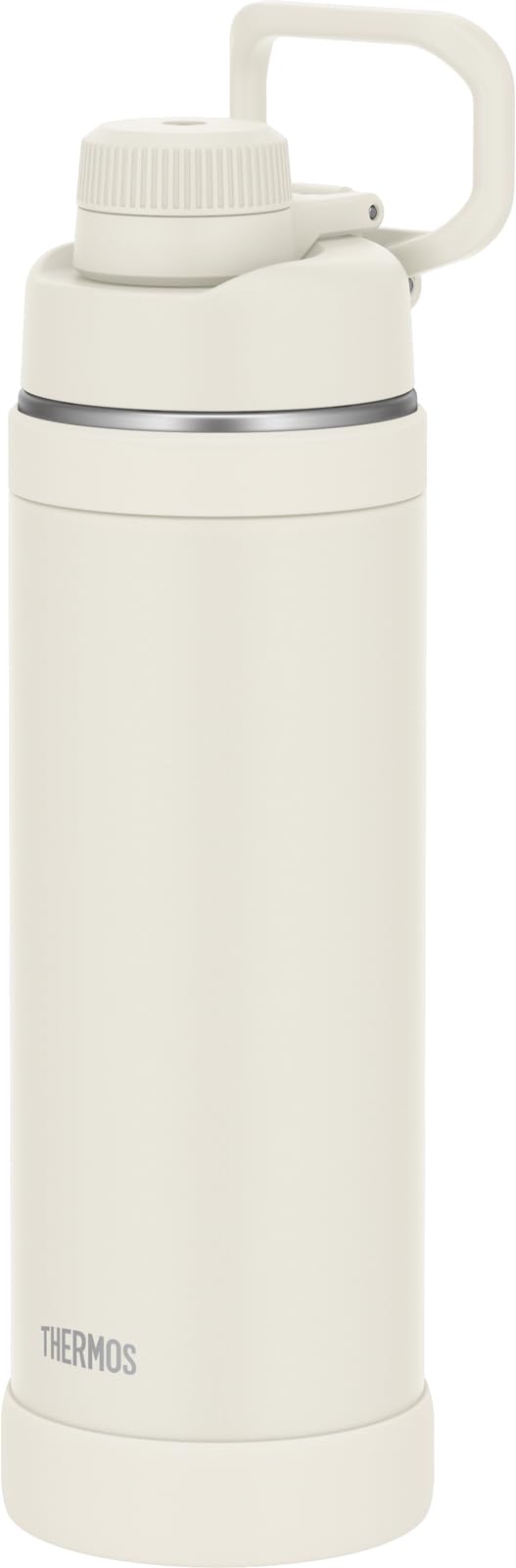 THERMOS Vacuum-Insulated Sports Bottle with Handle, Ivory White, 1L, FJU-1001 IVWH