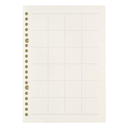 NOLTY A5 Monthly Planner with Free Dates and Graph Paper
