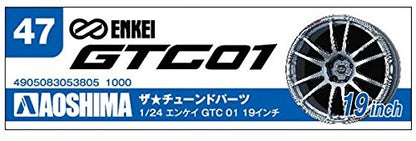 Aoshima 1/24 Tuned Parts Series Enkei GTC 01 19 Inch Model Parts