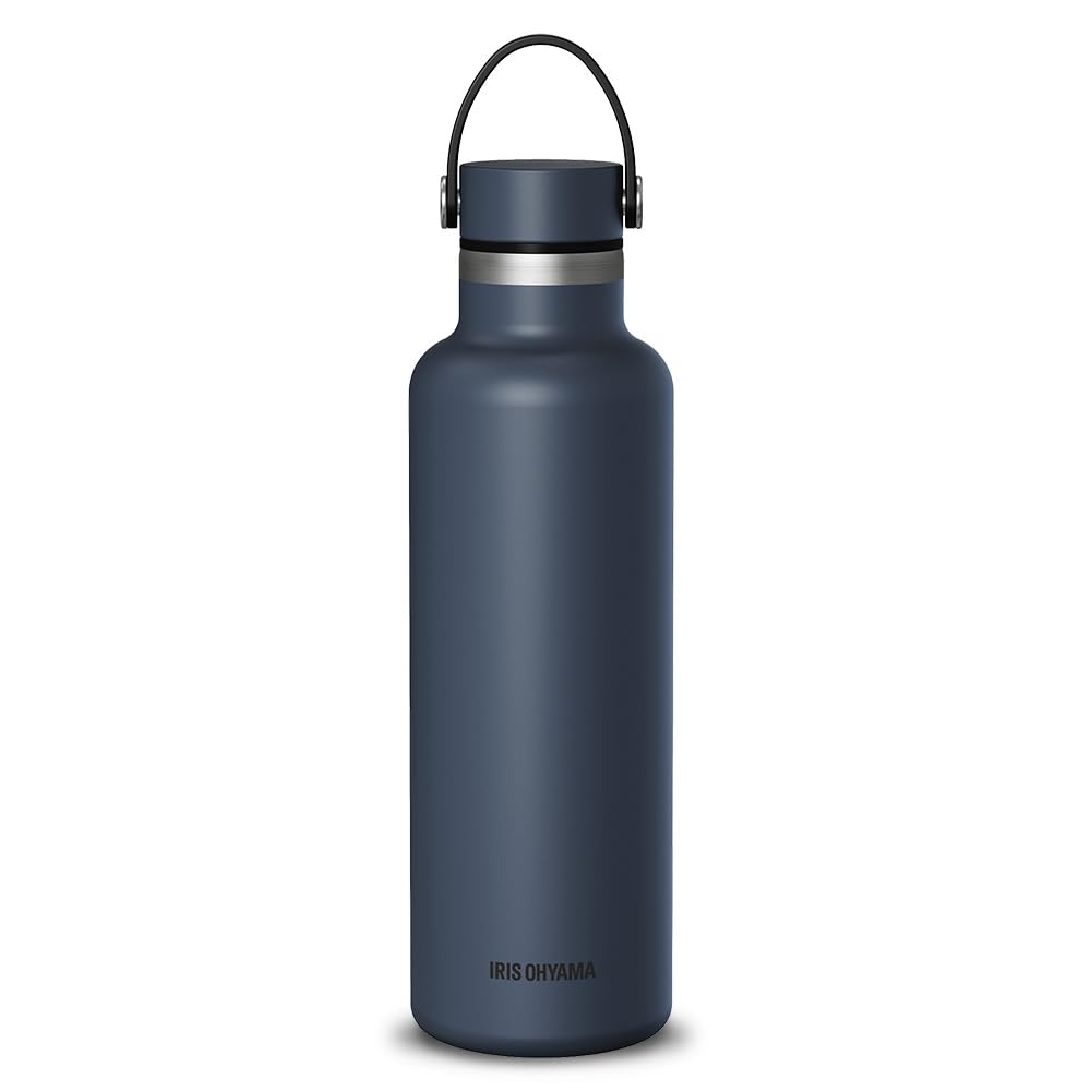IRIS OHYAMA Stainless Steel Water Bottle 750ml with Vacuum Insulation