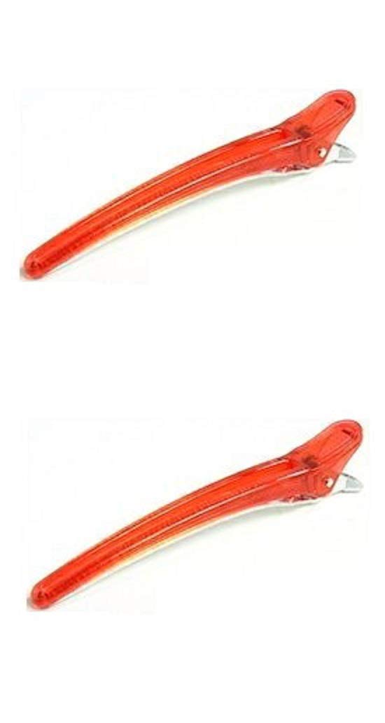 Gochikarakougyou E-Clip Large Size 2-Pack Clear Red