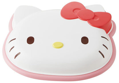 Skater Hello Kitty Lunch Plate with Lid for Snack Time