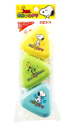 OSK Bento Box Snoopy Onigiri Case Set for Easy Meal Prep