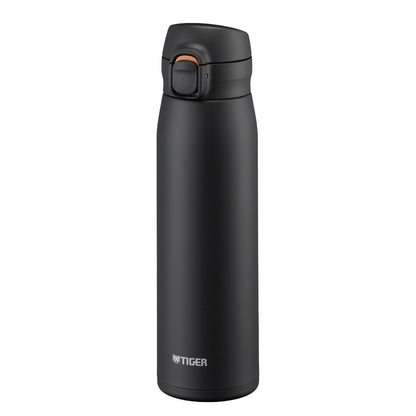 TIGER Stainless Steel Water Bottle 600ml with One-Push Design