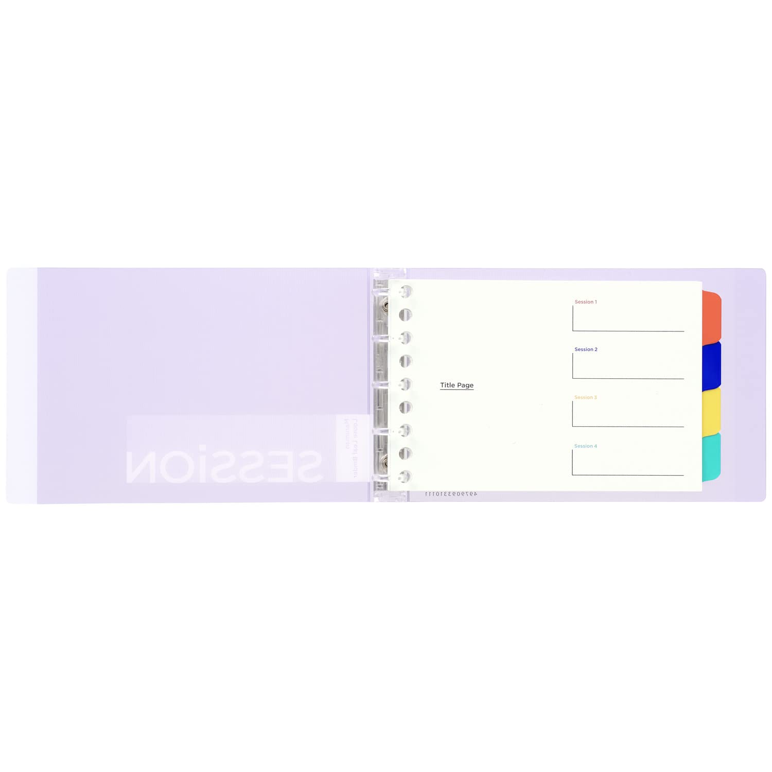 Maruman Loose Leaf Binder Mini Size Light Purple