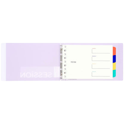 Maruman Loose Leaf Binder Mini Size Light Purple