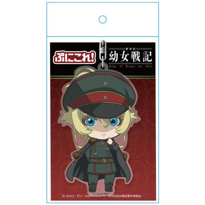azumaker Anime Keychain Tanya in Military Uniform Collectible