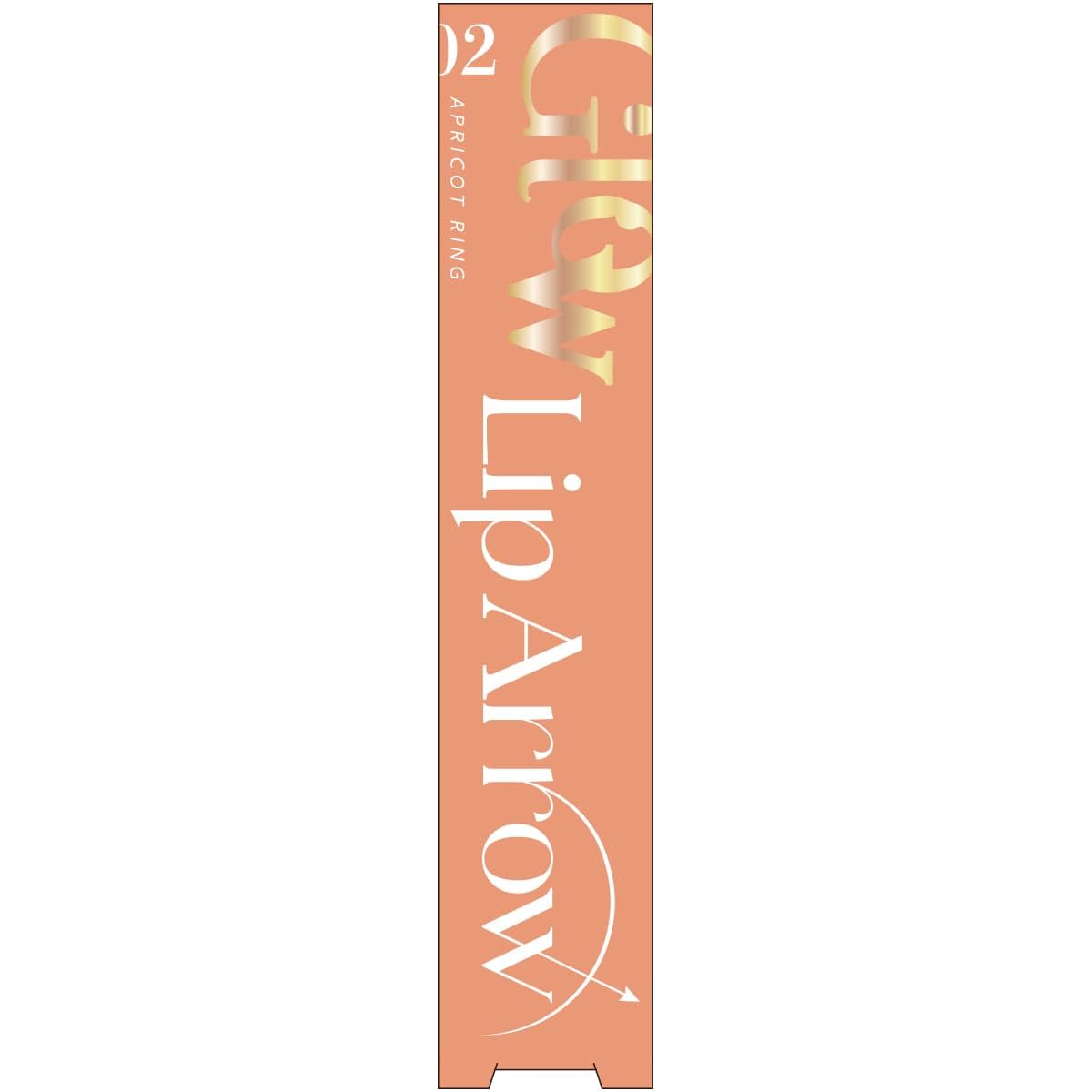 KiSS Lip Arrow Glow 02 Apricot Ring Hydrating Lip Color