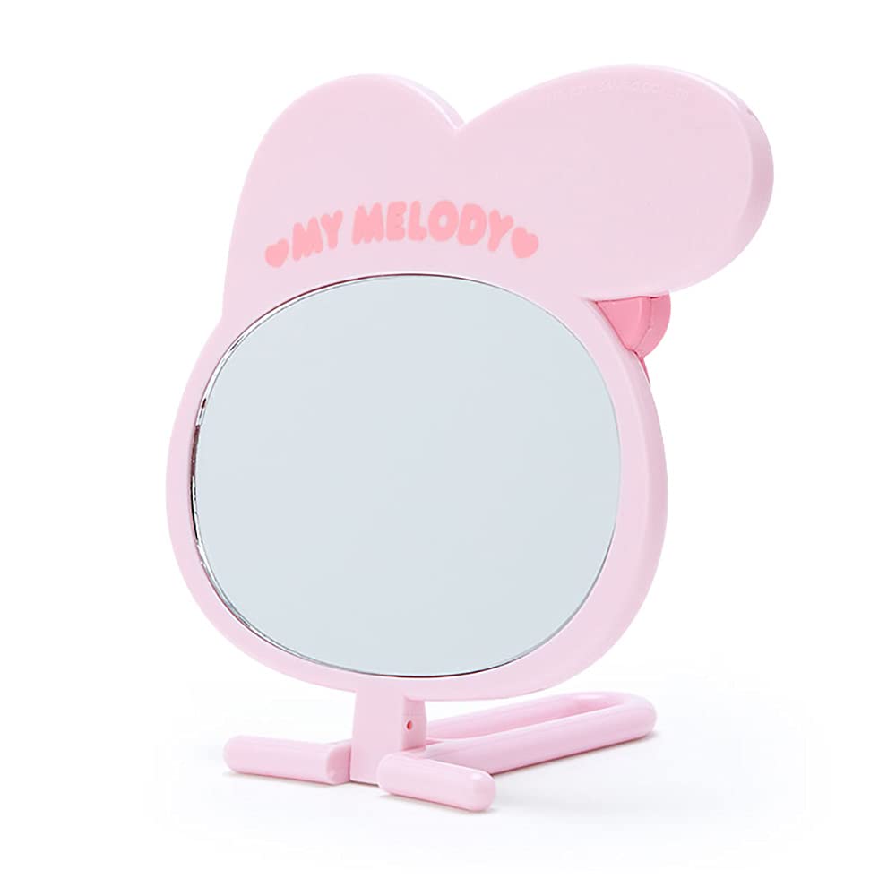 SANRIO My Melody Face-Shaped Hand Mirror for Cute Touch-Ups