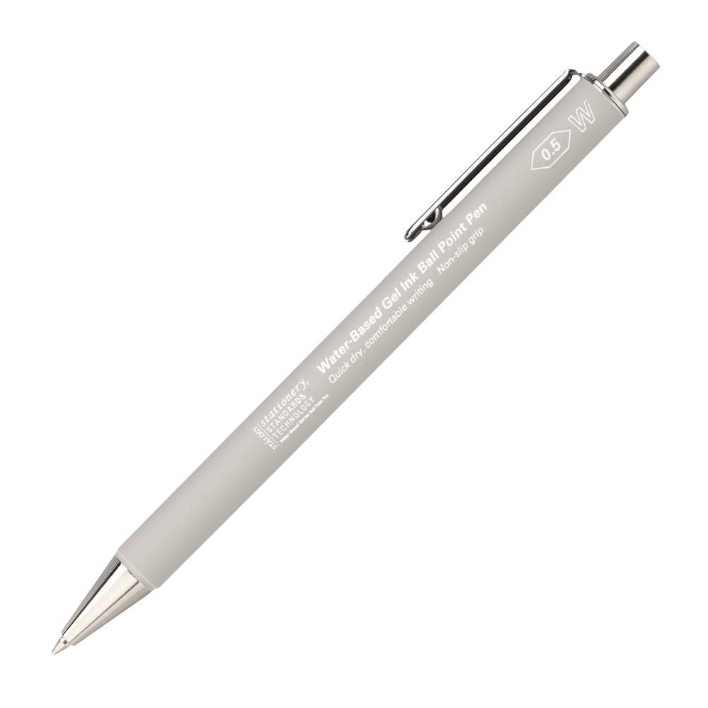 Nitoms Gel Ink Ballpoint Pen 0.5mm Gray for Smooth Writing