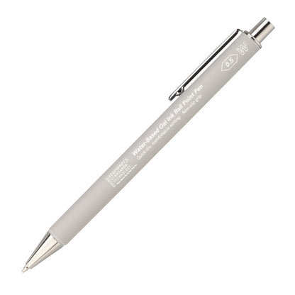 Nitoms Gel Ink Ballpoint Pen 0.5mm Gray for Smooth Writing