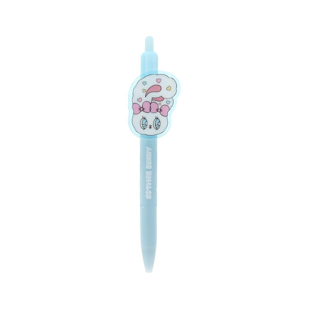 Sun-Star Stationery Estabunny Cream Bunny Ballpoint Pen with Plate