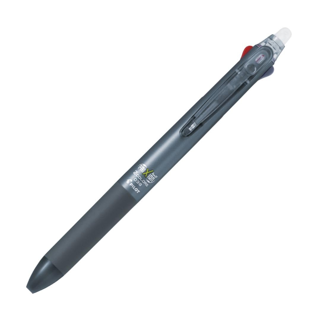 PILOT Friction Ball 2 Erasable 2-Color Ballpoint Pen Gray 0.38mm