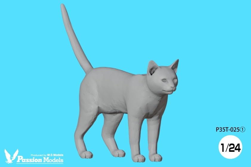 Passion Models 1/24 Cat Lovers Resin Kit Five Set