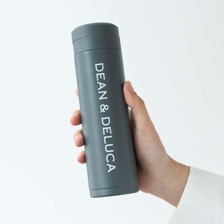 DEAN &amp; DELUCA Screw Bottle Ceramic Coated Gray 300ml