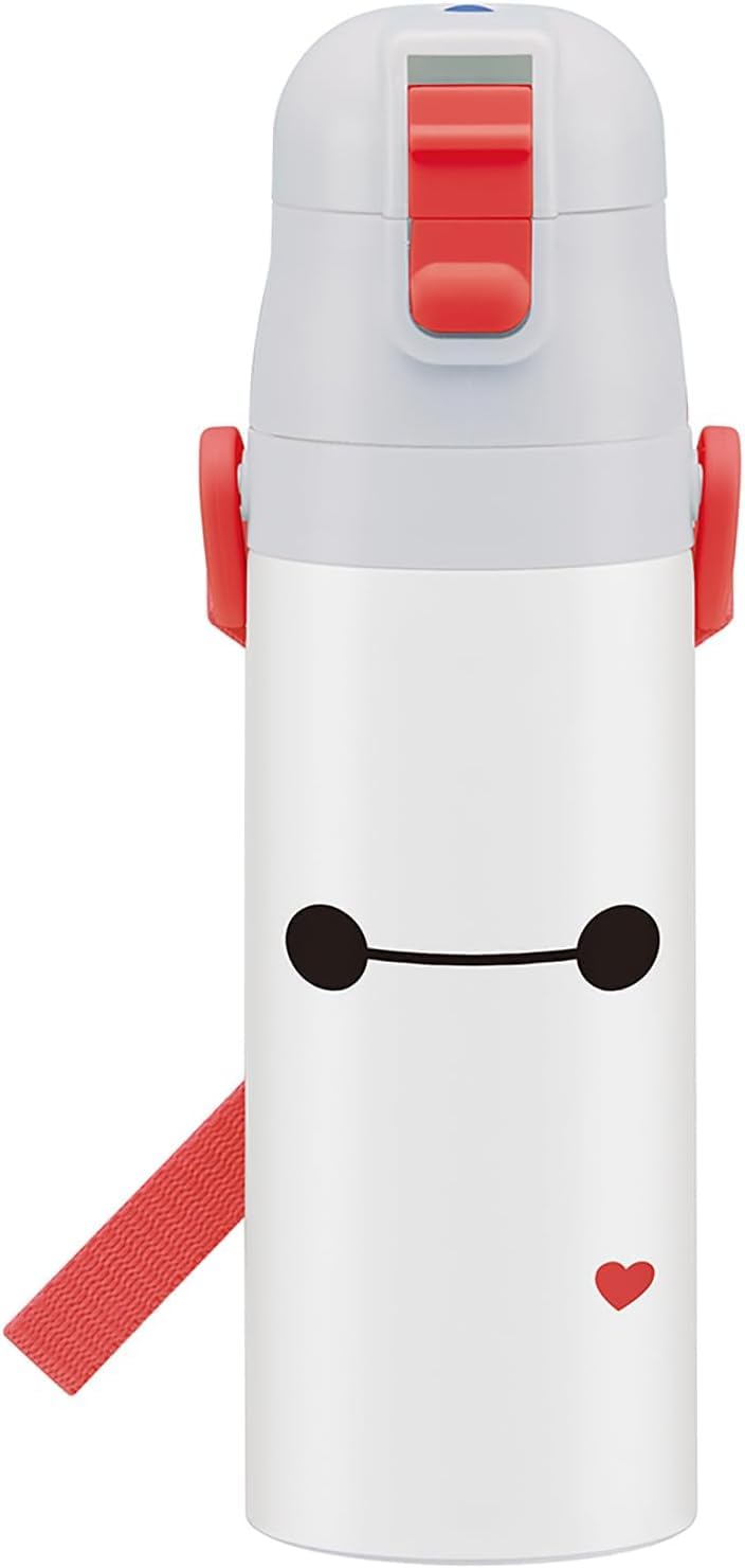 Skater Kids Water Bottle 470ml Featuring Disney Baymax