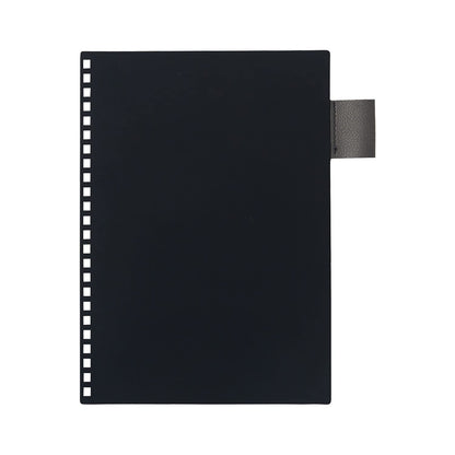 Lihit Lab Open Ring Notebook Faux Leather Cover A5 Beige