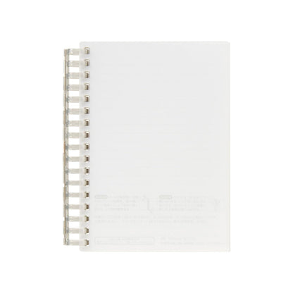 Lihit Lab Open Ring Notebook A6 Clear for Easy Organization