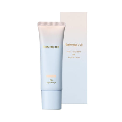 naturaglace BB Cream 01 Light Beige 27g SPF50+ for Japanese Skincare