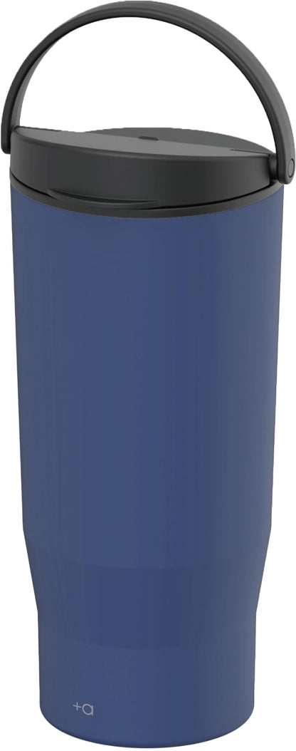 Asvel Ceramic Tumbler 500ml with Lid and Handle for Easy Carrying