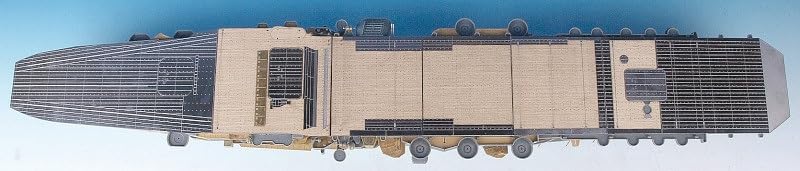 Tetra Model Works 1/350 Scale Aircraft Carrier Kaga Wooden Deck Parts Set