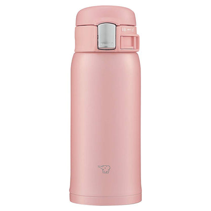 ZOJIRUSHI Stainless Steel Mug 360ml Lightweight One-Touch Design Pink