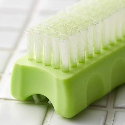 TRUSCO Nail Hand Brush Green Ergonomic Design for Easy Use