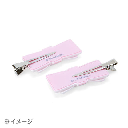 SANRIO Pochacco Quilted Ribbon Hair Clip 2.5x5.5cm