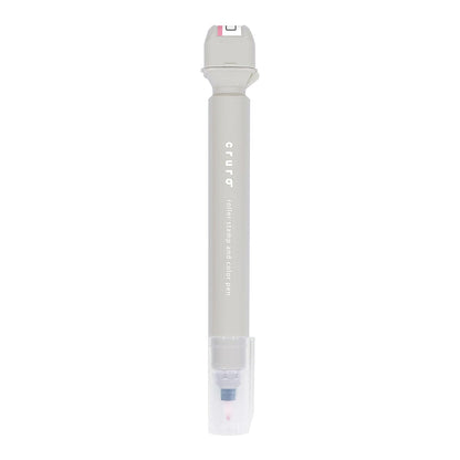 Kutsuwa Stamp Pen Kururo Light Gray for Creative Projects
