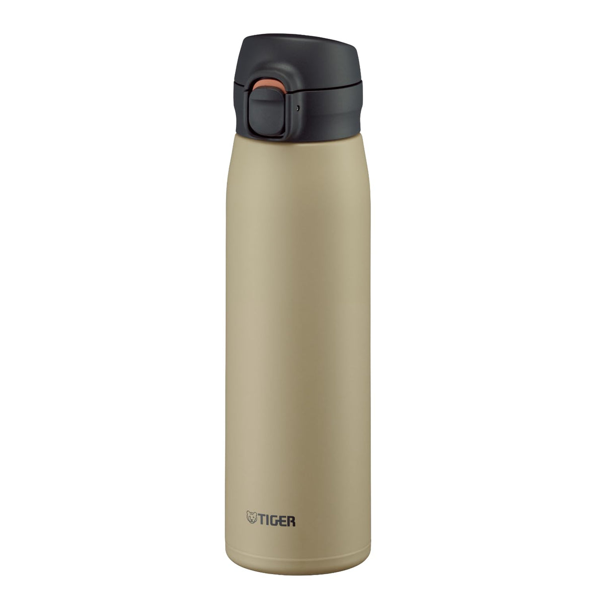 TIGER Stainless Steel Bottle 600ml with One-Push Lid