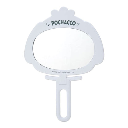 SANRIO Pochacco Face Shaped Hand Mirror Cute Design