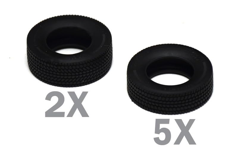 PLATZ 1/24 Tractor Head Tire and Rim Set for European Cars