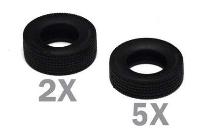 PLATZ 1/24 Tractor Head Tire and Rim Set for European Cars