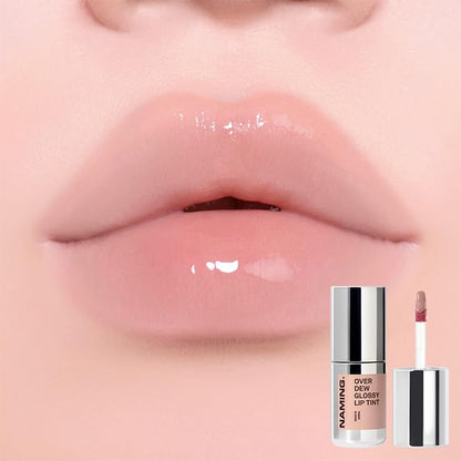 NAMING Overdue Glossy Lip Tint 02 Beige with High-Shine Finish