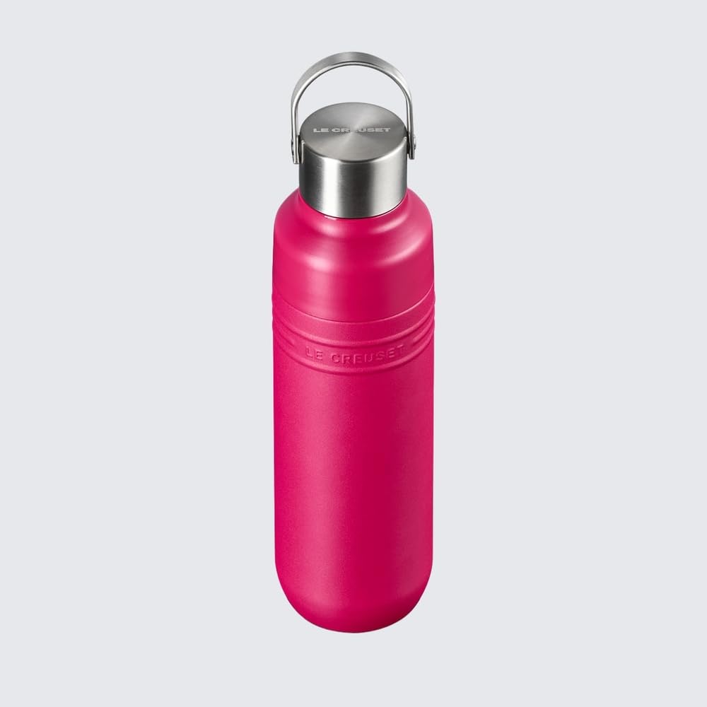 Le Creuset Stainless Steel Bottle 500ml Vacuum Insulated Berry Color