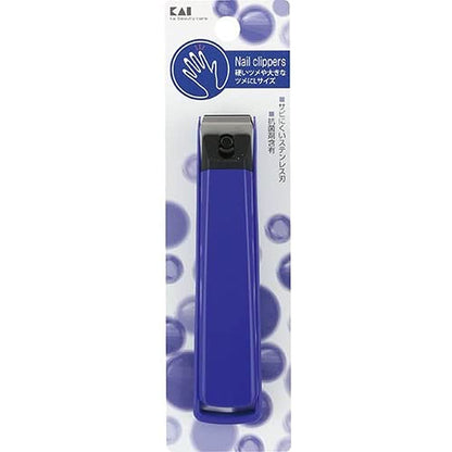 KAI Nail Clipper L Straight Blade Made in Japan for Precision Trimming