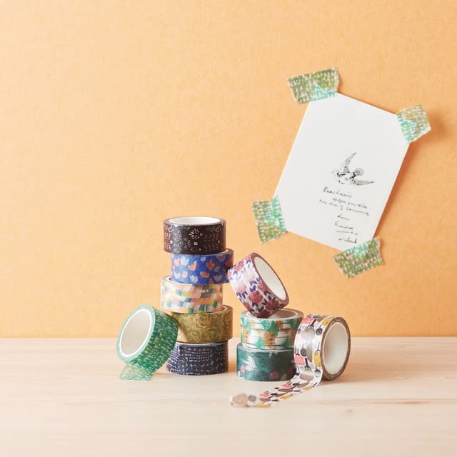 Marushin Masking Tape Polku Plant Boutique Cute Design for DIY