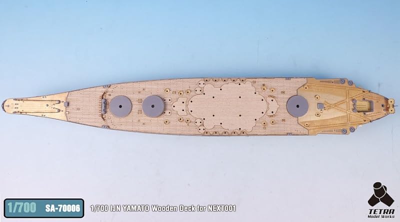 Tetra Model 1/700 Scale Yamato Battleship Wooden Deck Parts Set