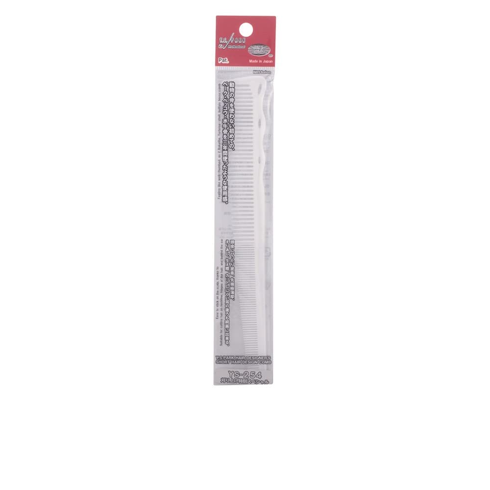 Y.S.PARK YS-254 B2 Comb Soft Natural White for Effortless Styling