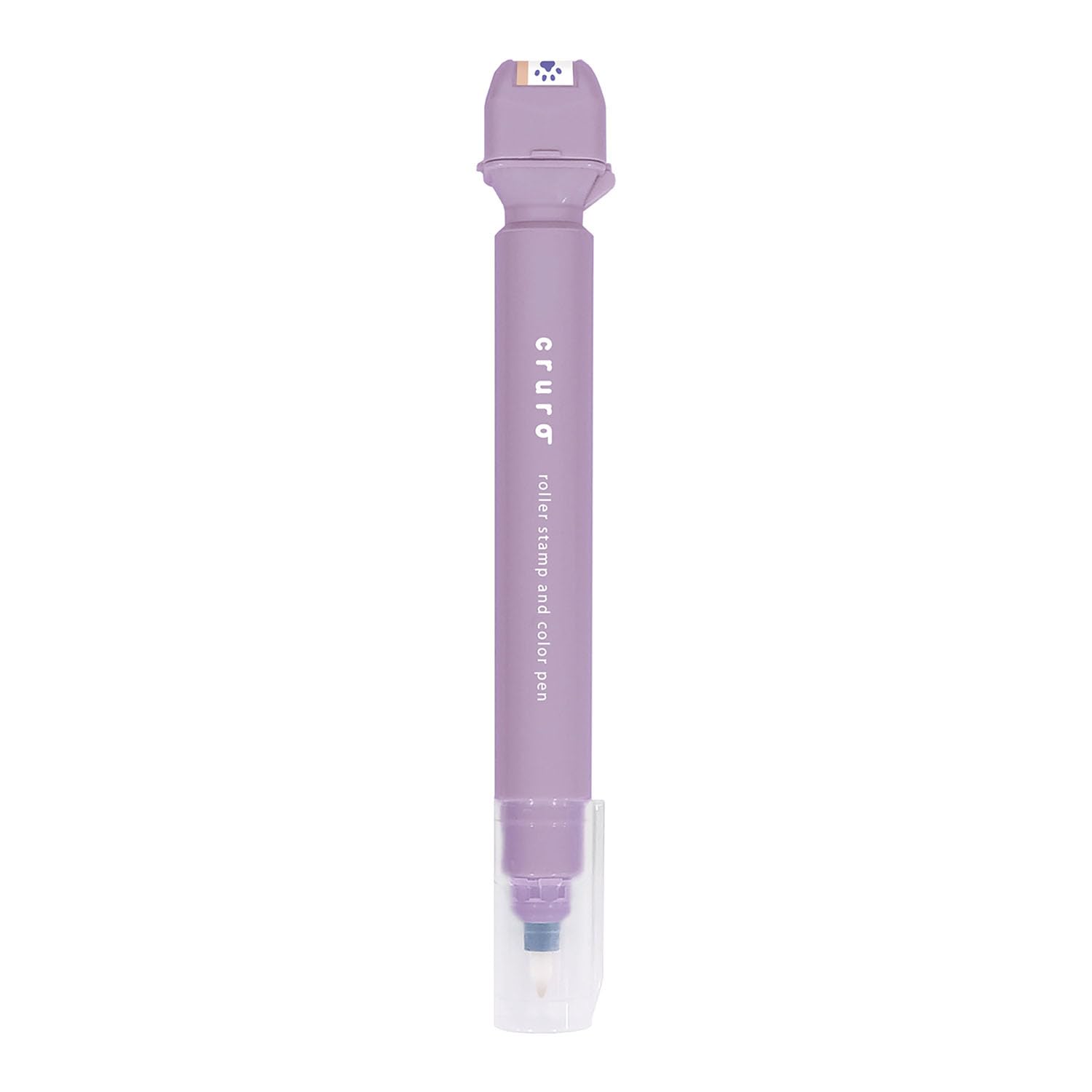 Kutsuwa Stamp Pen Kururo Pale Lavender for Easy Marking