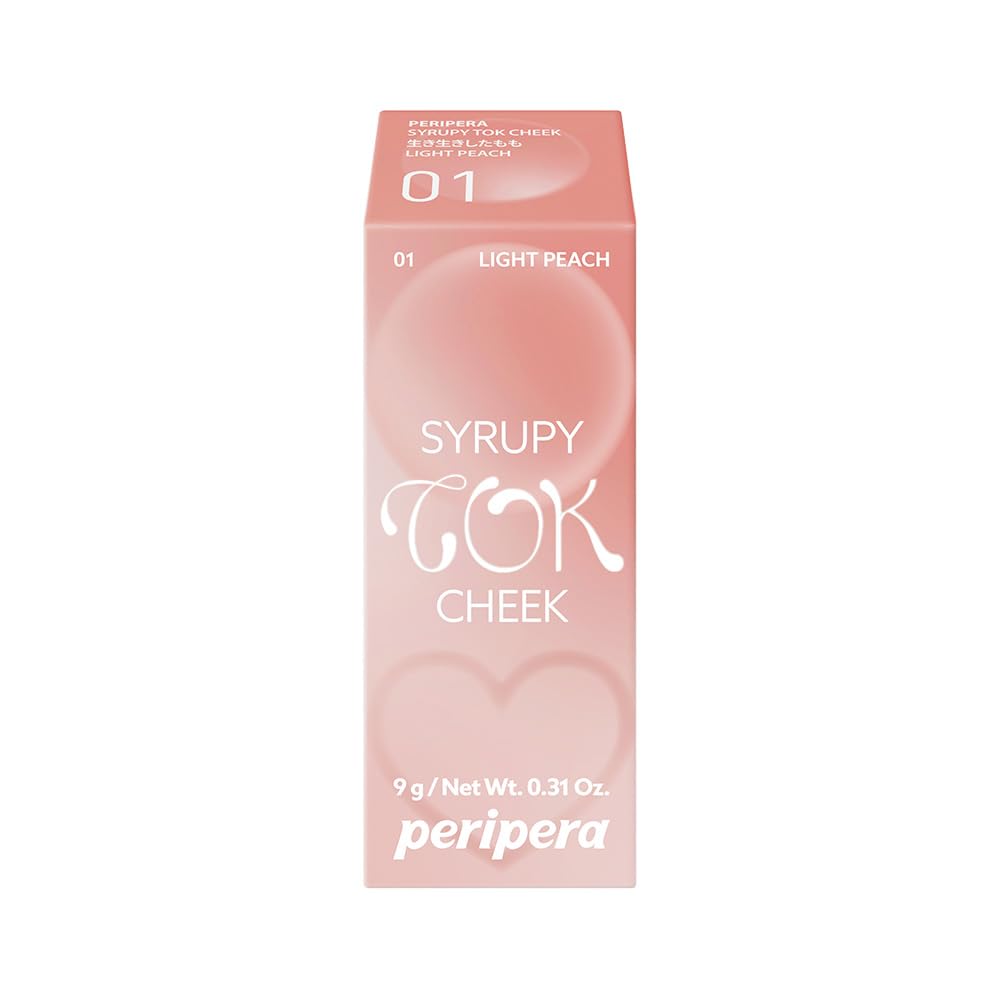 Peripera Syrupy Tok Cheek Blush Lively Peach for a Natural Flush