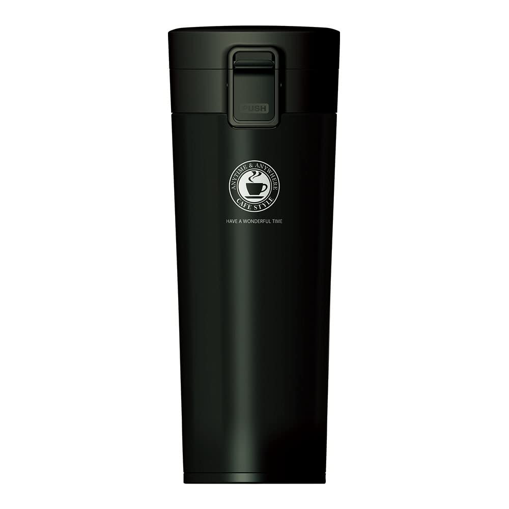 Asvel Vacuum Insulated Tumbler Black 480ml for Japanese Beverages