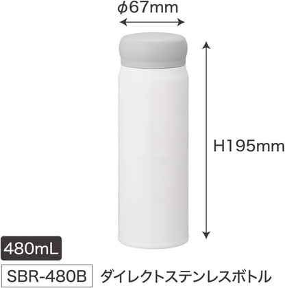OSK Stainless Steel Bottle 480ml for Daily Hydration