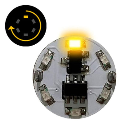 Wonderway LED Module with Magnetic Switch Yellow Rotating Light