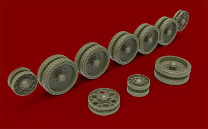 Miniart 1/35 T-34 Wheel Set for Model Kits